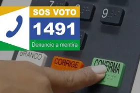 Cidadão pode denunciar mentiras sobre o processo eleitoral pelo 1491